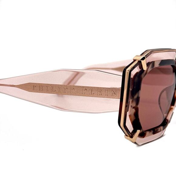 NEW!!! PHILIPP PLEIN Sunglasses Plein Supreme Star SPP098V Col.0D48, Authentic - Picture 6 of 11